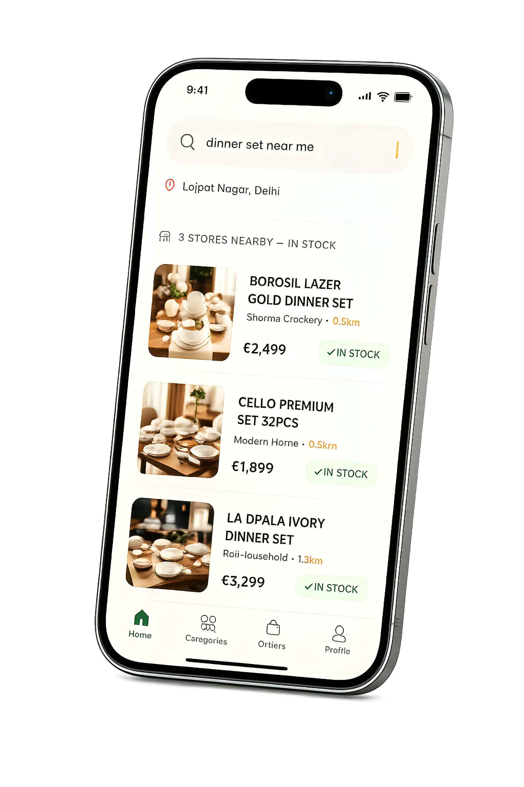 Horeka App Mockup